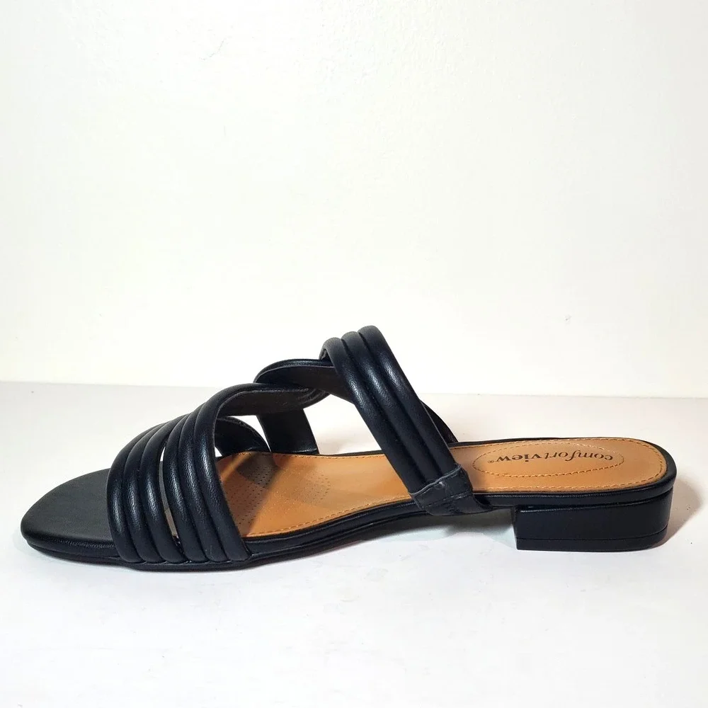 Comfortview Alona Mule Women's‎ Sandal Black US 8.5W/#09261